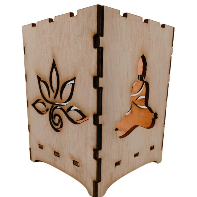 cajita porta velas /duod