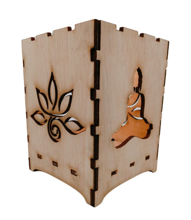 cajita porta velas /duod