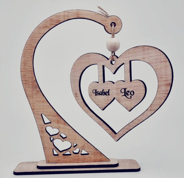 Corazón colgante/Lacuevastudio2.0